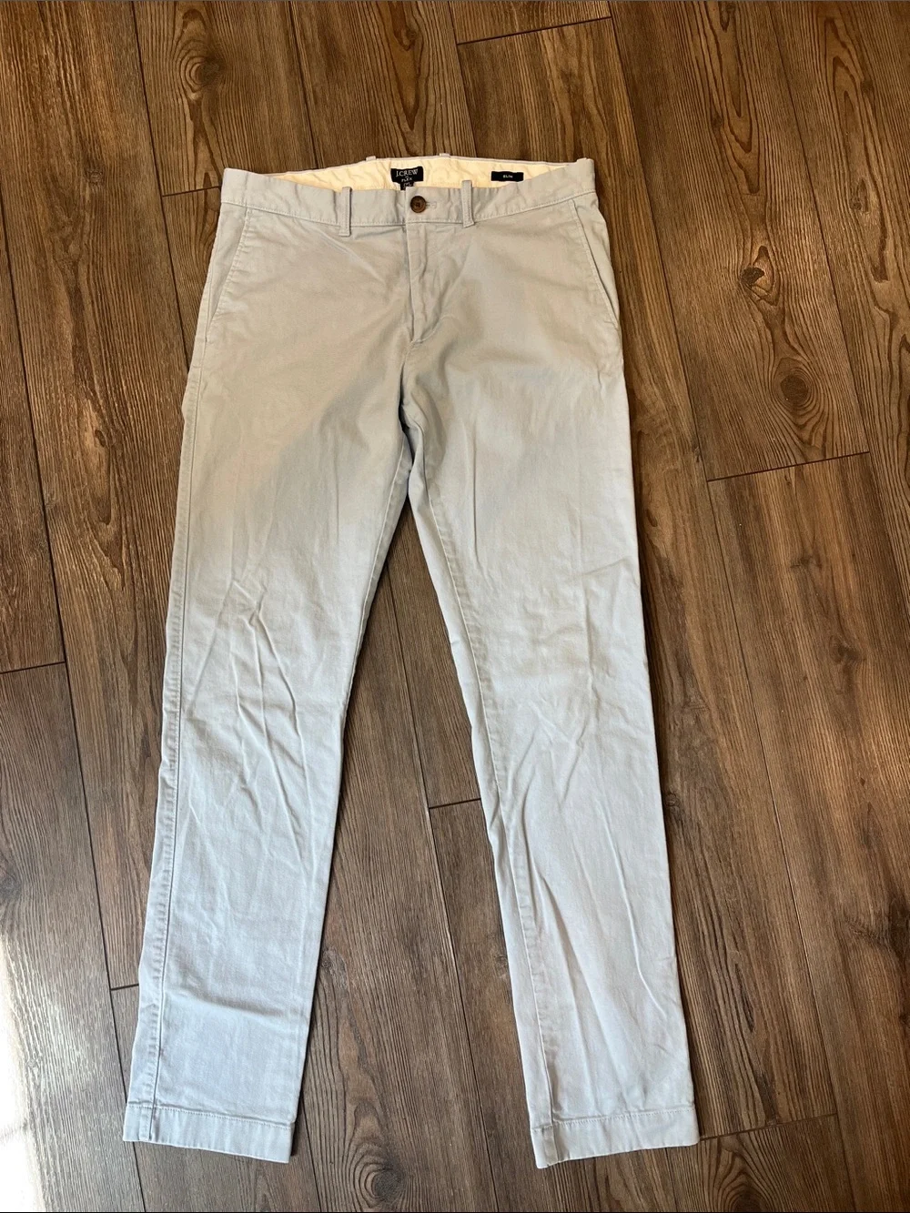 J. Crew Light Blue Men's Chinos - Straight Fit